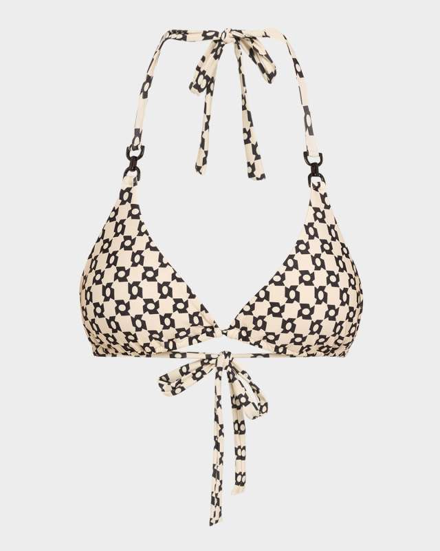 Symmetry Triangle Detail Bikini Top